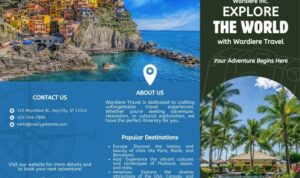 Free, printable, customizable travel brochure templates | Canva